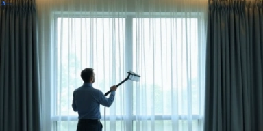 Commercial curtain stain removal service ipswich hotels offices restaurants