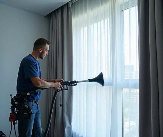 Professional curtain stain removal process equipment Matty Curtain Cleaning ipswich
